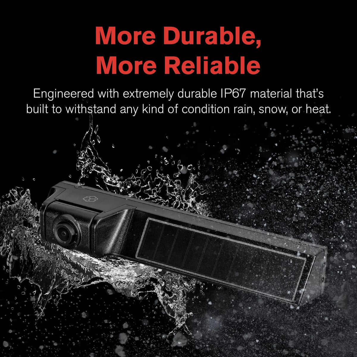Solar 1080P Backup Wi-Fi Black Charging, Installation, App Controlled Powered Easy Compatible, and Wireless YADA Phone, via Bluetooth Portable HD Full Camera, Wireless Universally on