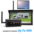 Camera Up 2 Systems, Solar Camera RV Reverse Back Monitor Wireless Channel 7" Trailer Rear Camera Auto-Vox Campervans, Backup for View