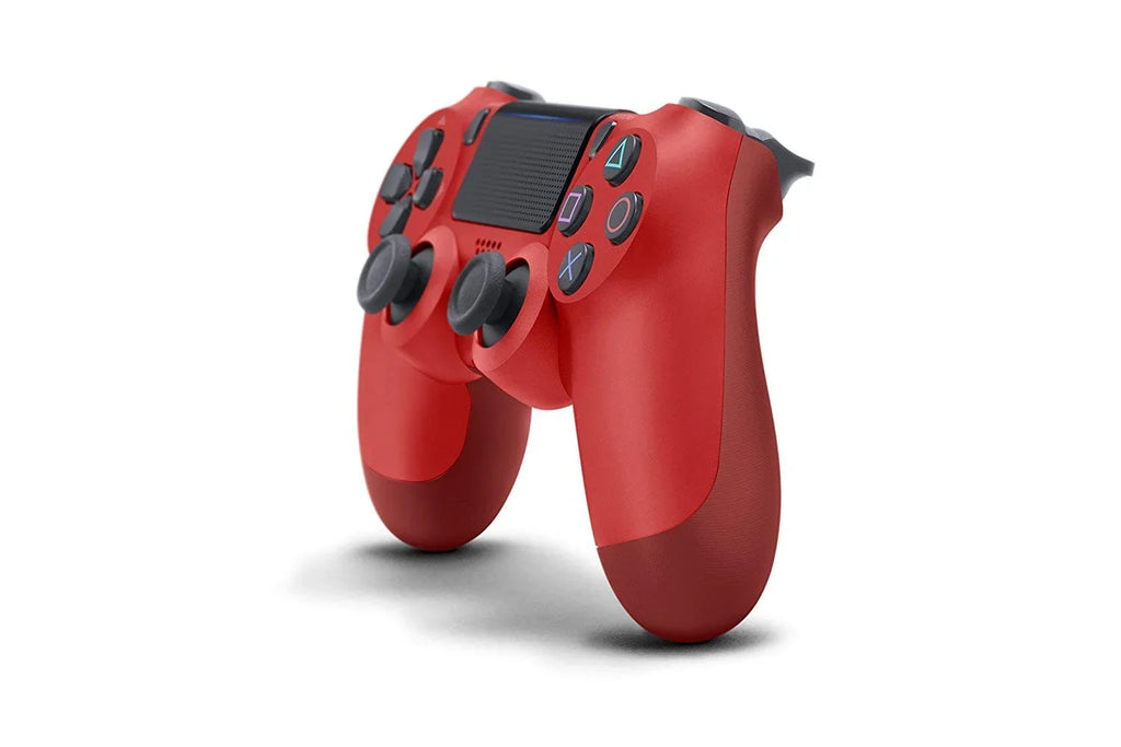 PS4 Sony For Wired Dual Gaming Controller Pre-Owned (Refurbished: Console BOLT Red Shock AXTION Bundle New) Earbuds Like +