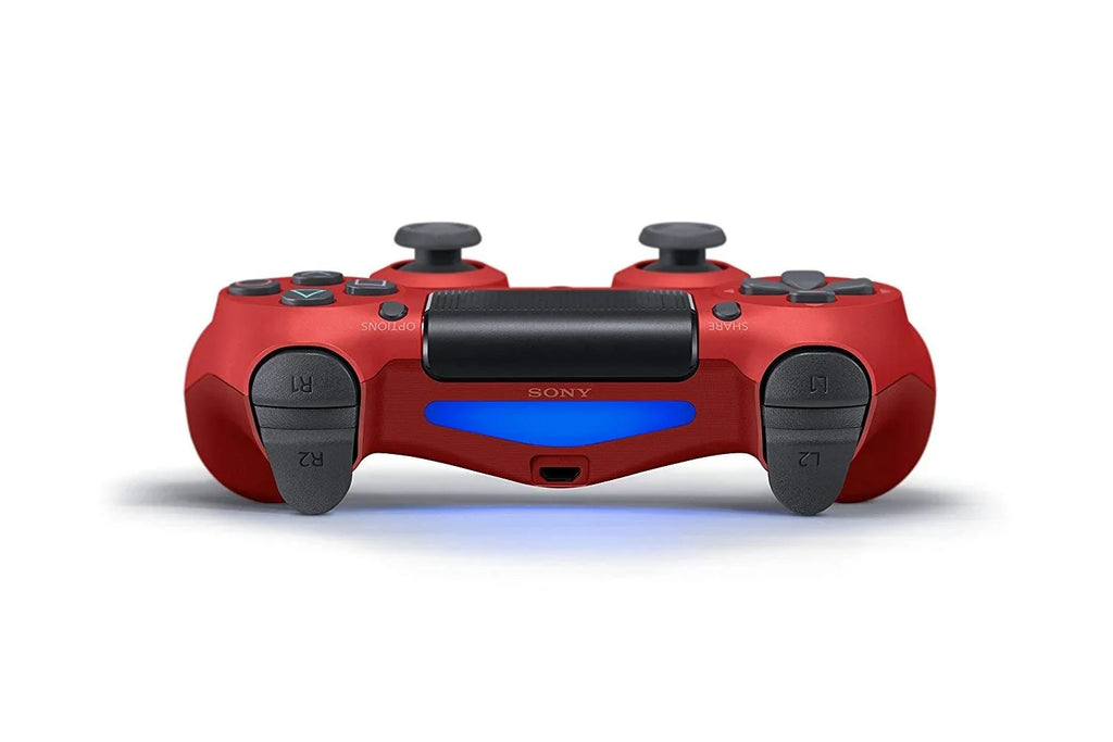 PS4 Sony For Wired Dual Gaming Controller Pre-Owned (Refurbished: Console BOLT Red Shock AXTION Bundle New) Earbuds Like +