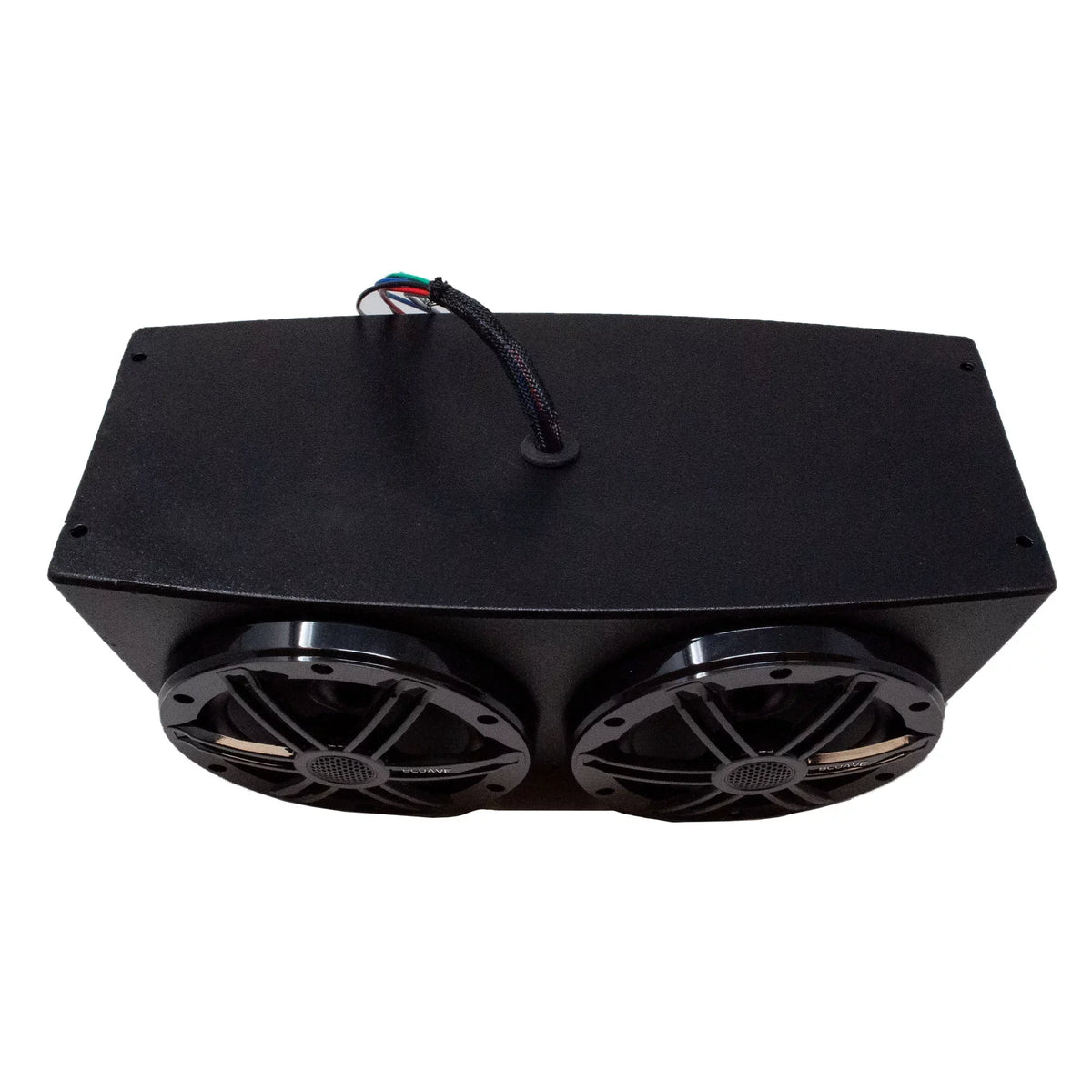 RGB XQAP BLUAVE Pod Marine 6.5" LED XQAP-B Speaker 4x Loaded - Coaxial Quad Black, With