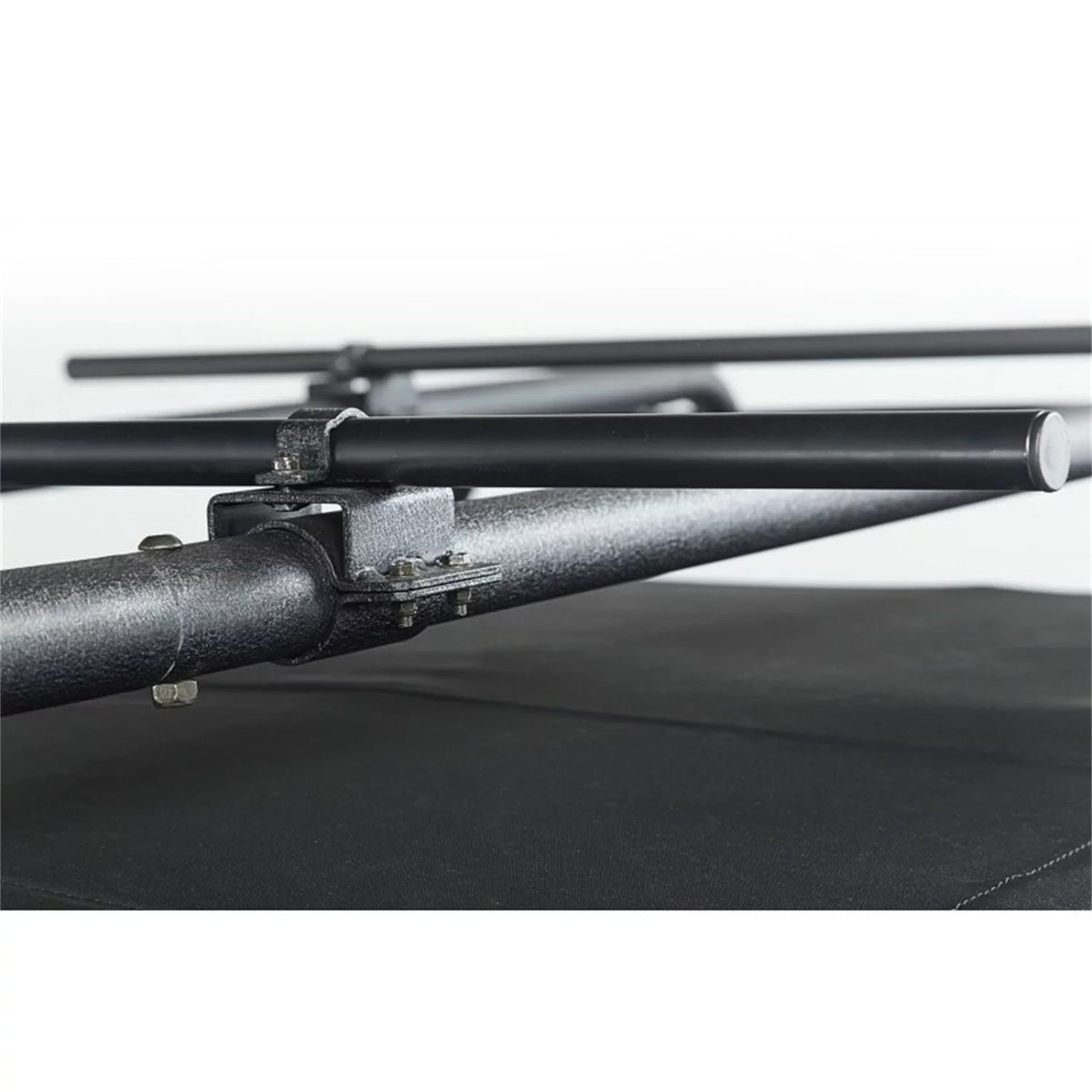 by Crossbars Steel, | Rugged 56.5" Wrangler JK with for Tubes, Roof Jeep JK Compatible Crossbar Black Ridge | Wrangler 11703.11 RealTruck 2007-2018 | Sherpa Rack