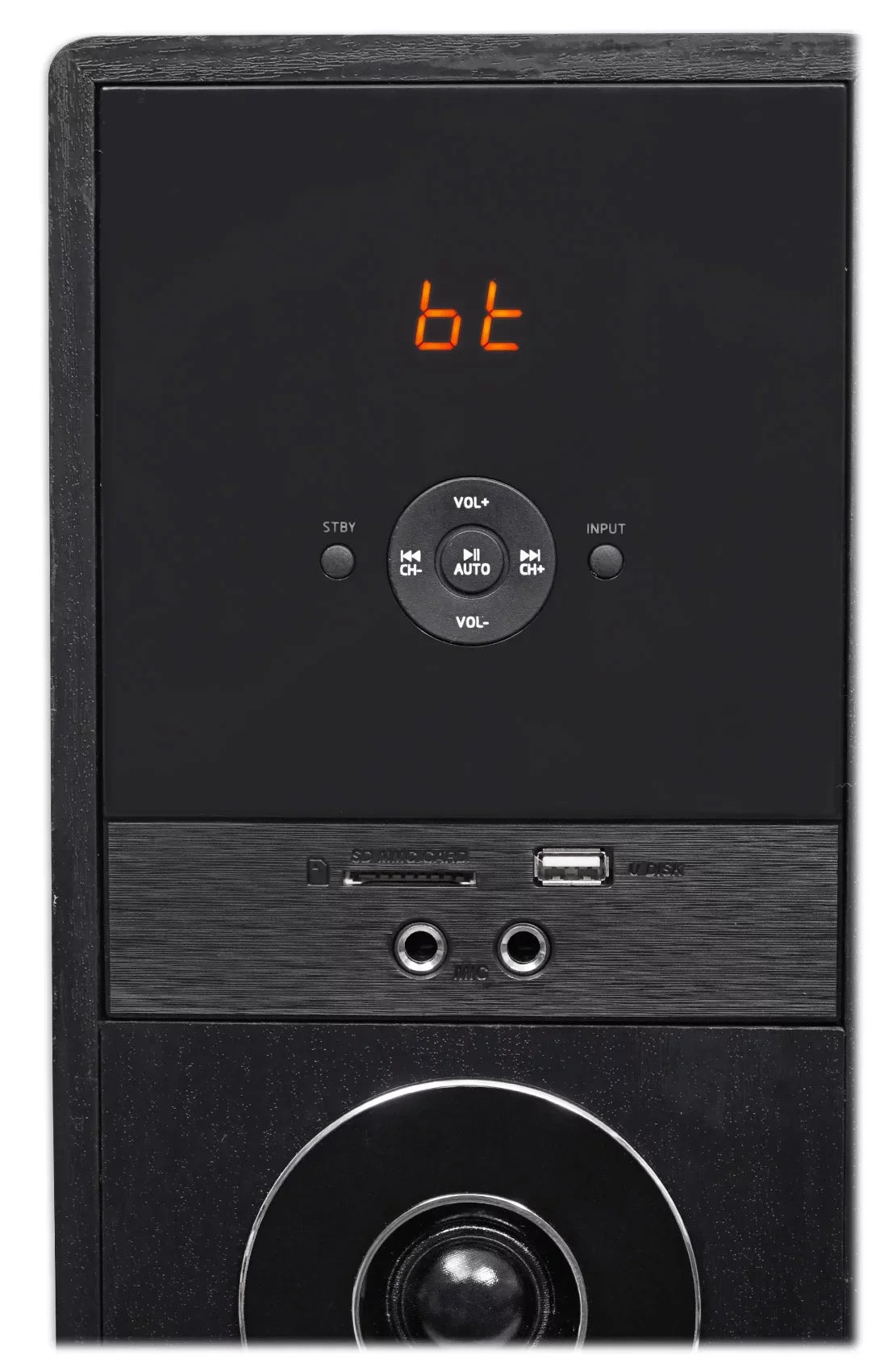 Television TV-Black For Theater System Tower Speaker Sony Smart Home w/Sub