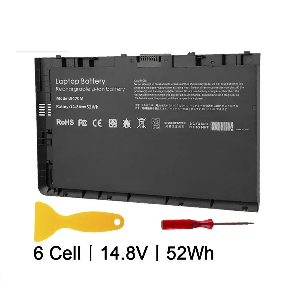 BT04XL Ultrabook Battery Folio for Replace HP EliteBook 9480m