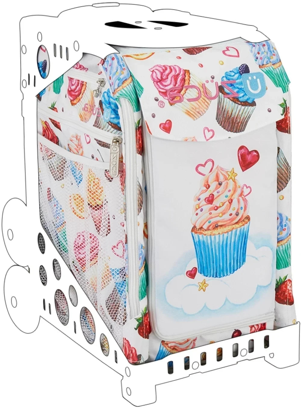 Hand Zuca Polyester Insert Water-Resistant Sweet 600D Washable Life with Removable