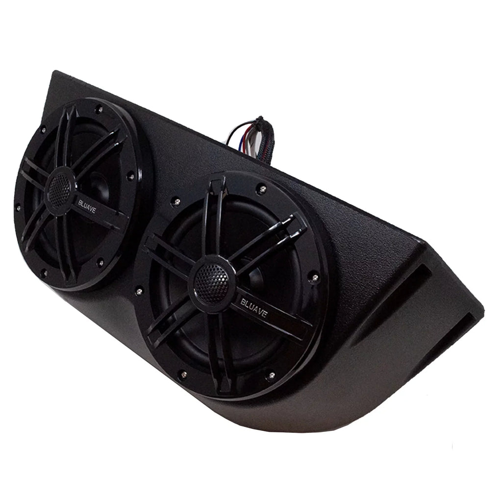 RGB XQAP BLUAVE Pod Marine 6.5" LED XQAP-B Speaker 4x Loaded - Coaxial Quad Black, With