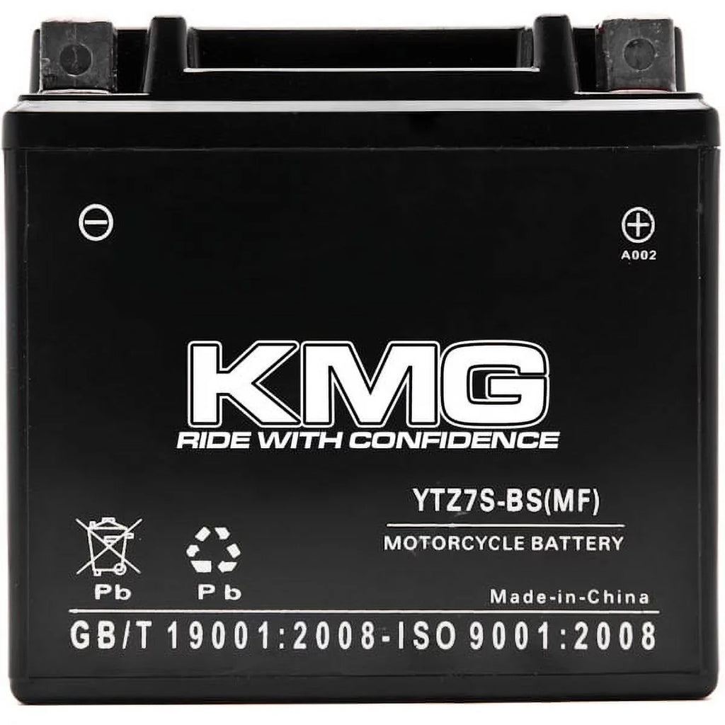 II, Battery 50 2002-2012 12V CHF50 SP Free Scooter Powersport Honda YTZ7S Maintenance Watercraft Replacement Sealed Battery with Motorcycle Metropolitan, Compatible KMG High Performance SMF