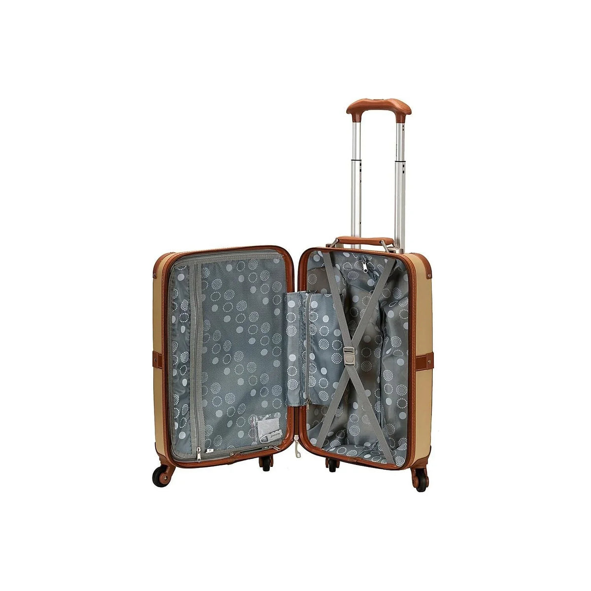 Trunk, Stage Rolling Coach Rockland F2291 Hardside Luggage