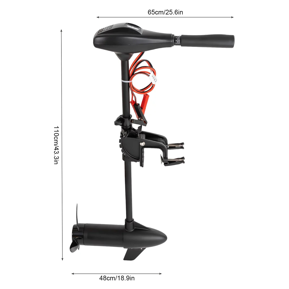 for Engine Inflatable Motor Motor LOYALHEARTDY Boat Brush Boat Fishing Electric 58lbs Saltwater Trolling Kayak Outboard