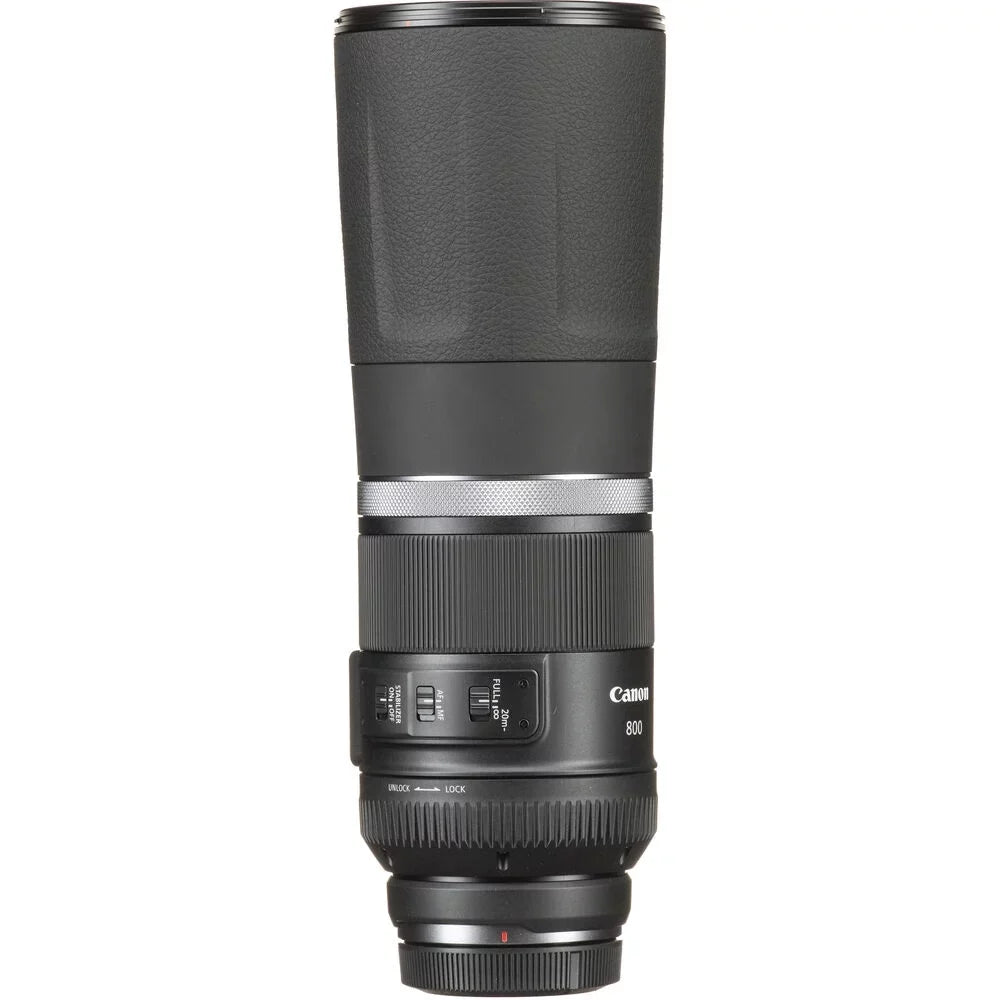 Canon More (3987C002) Cap Filter + RF UV + Keeper f/11 IS Lens + STM 800mm