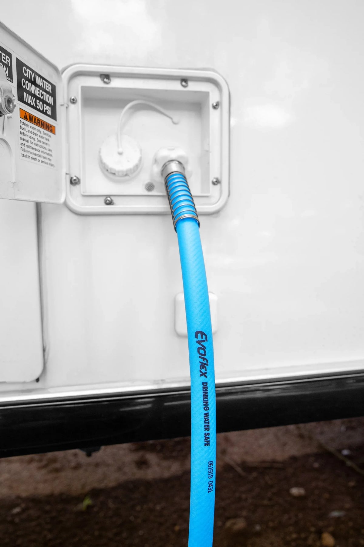 EvoFlex Water Camper/RV Phthalate-Free, | (22793) Hose Lead-Free, 50-Foot or BPA-Free, Drinking Blue Camco