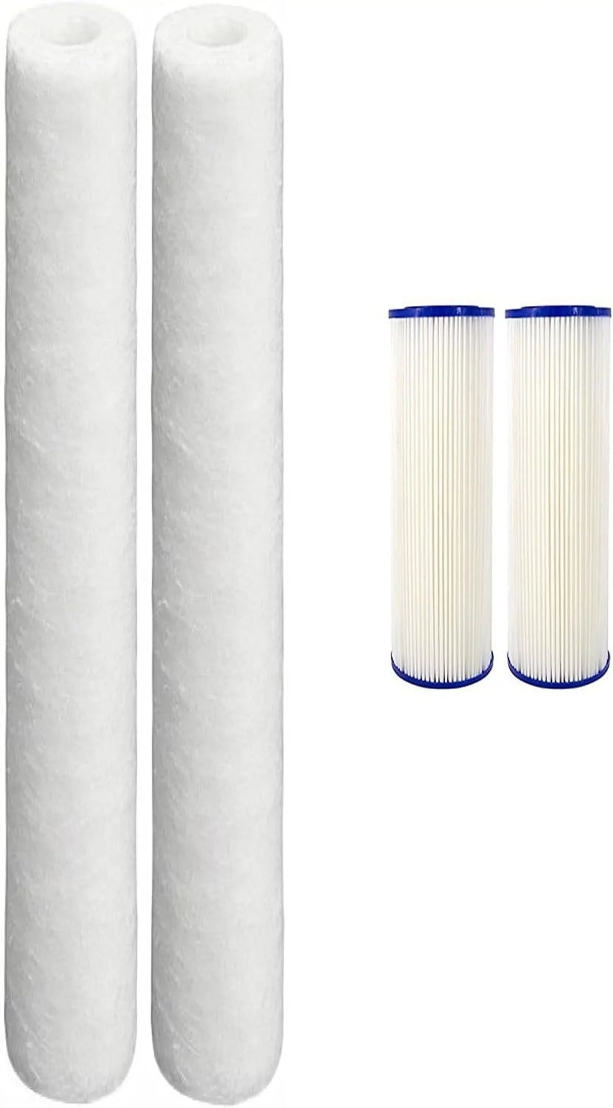 Filters Micron Water And (4) Filters House EQ-304-20 Compatible With Post And Filters Pre EQ-PFC.35 Sub Whole