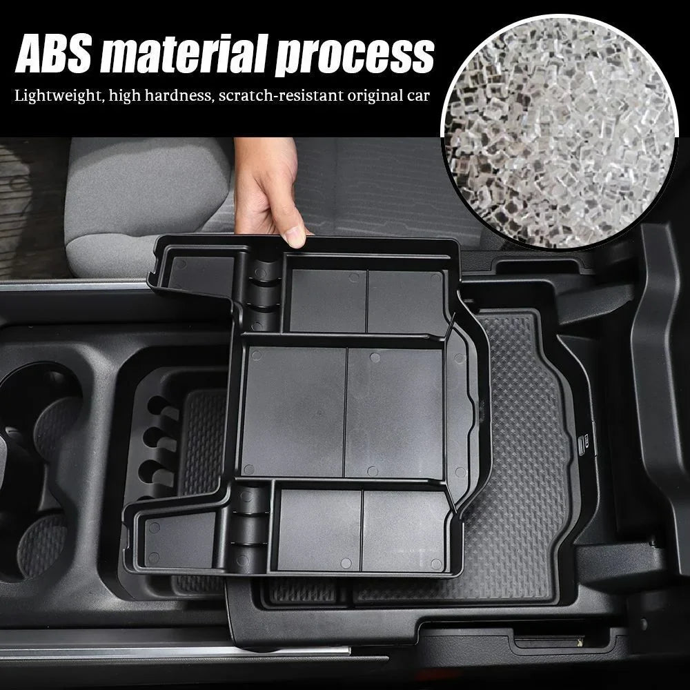 Armrest Organizer Central Tray Teledu Storage Box