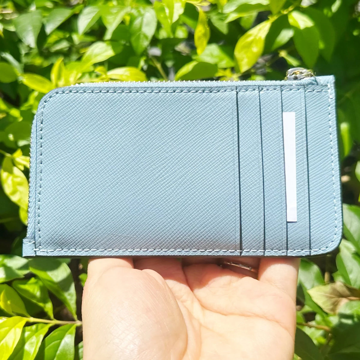Kate Card Polished Holder KC541 Spade Blue Madison Embroidered Floral Wallet