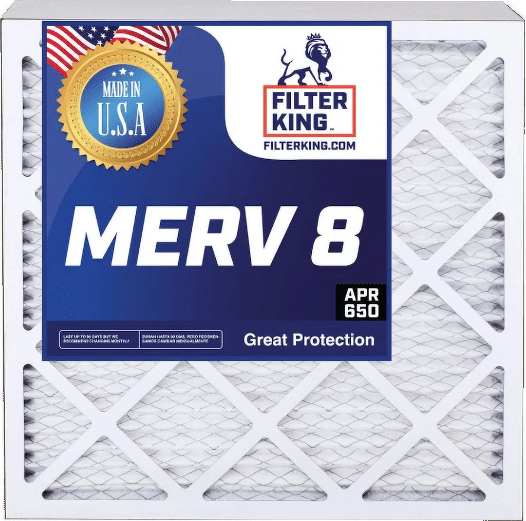 HVAC A/C x USA MERV 12 Filters King | x | 12x12x1 12 Size: | Filter Filter 4-PACK IN .75" | Actual Air Furnace 8 MADE Pleated