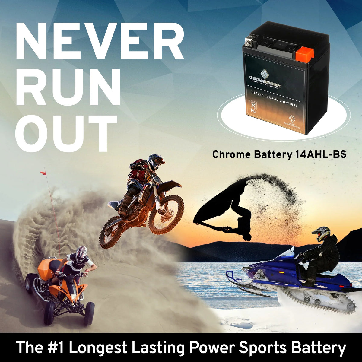 Motorcycle Gsx-r750 CCA) (14AHL-BS Ah, Chrome 210 750cc Battery YTX14AHL-BS Volt,12 Suzuki 12 1988 for Battery