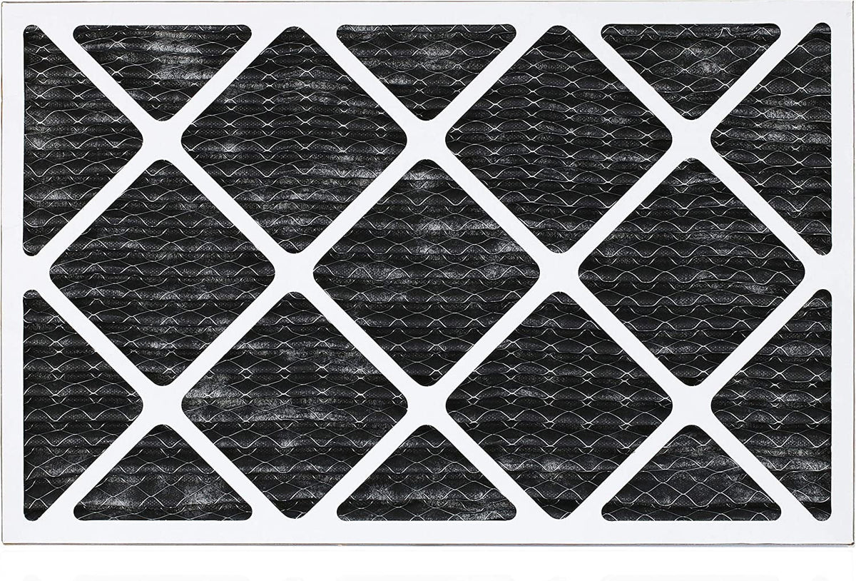 AC (6-Pack) Activated Carbon 8 Furnace Eliminator 14x24x1 Filters Pleated with MERV Air Odor Filterbuy HVAC
