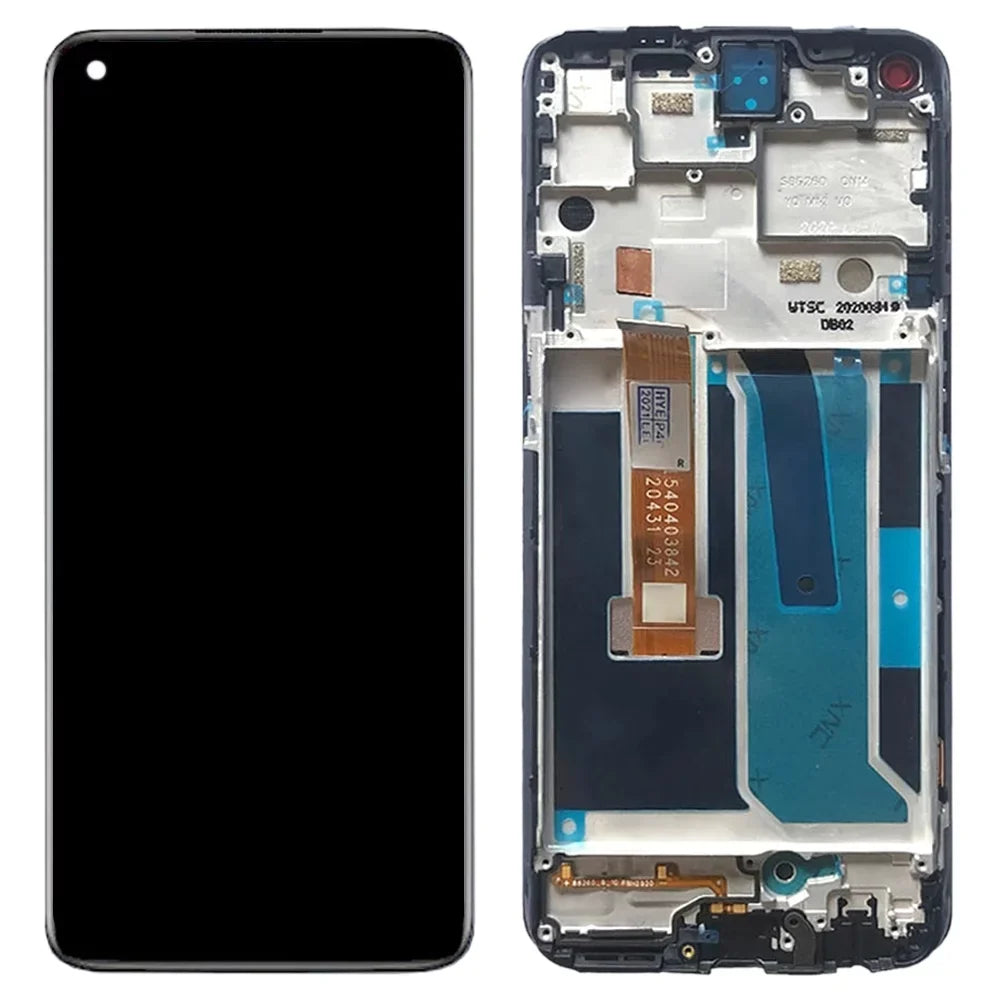 Full Frame Digitizer Screen LCD Nord OEM OnePlus with (Black) Assembly BE2029 5G N10 For