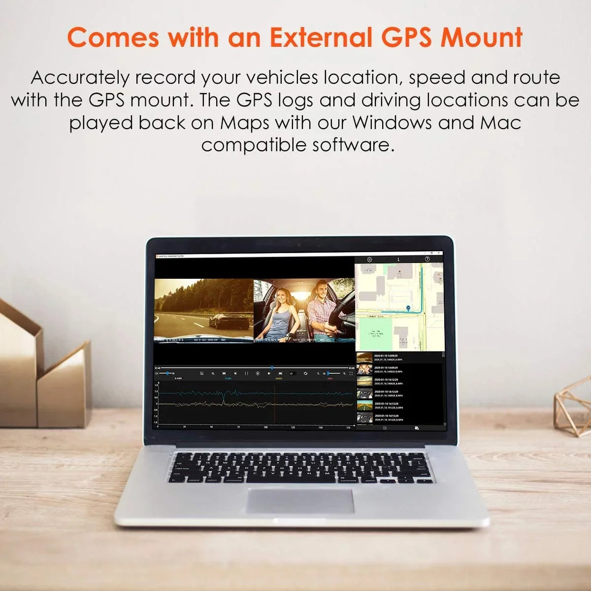 Dash w/ 4K Camera Cam Front | Vantrue Inside and N2S | GPS NV Dash Infrared