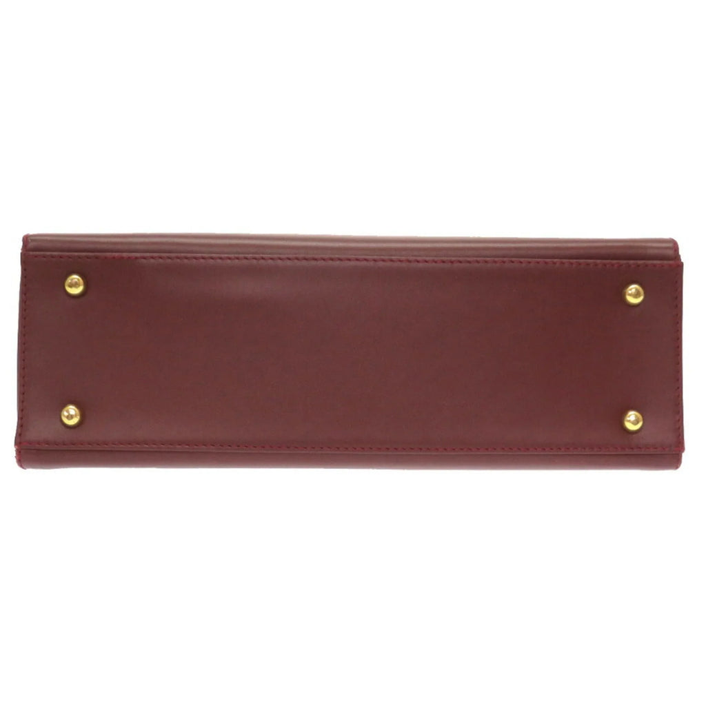 red Pre-Owned leather bordeaux Cartier handbag must (Good) line