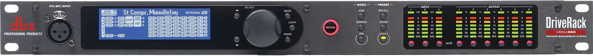 360 DriveRack VENUE360 3x6 Sound Processor VENU Speaker PA System+APP DBX