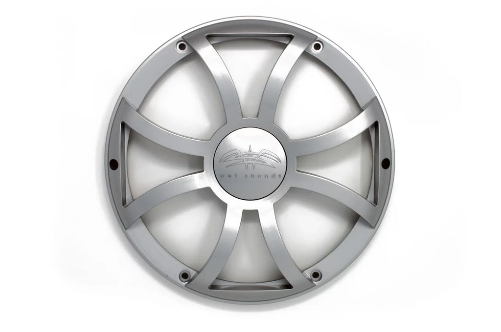 '- XS Ring Grill, & RGB & - Silver Subwoofer, 2 Subwoofer 12" Sounds Ohm Revo White LED Wet Grill