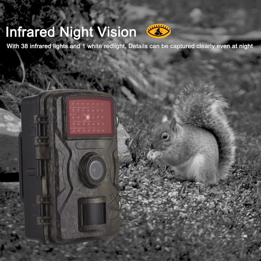 with 1080P Eccomum Camera Inch Trigger 16MP Night Color Wildlife Infrared Time Tracking Trail Motion Camera Supports 2.0 TFT 0.8s Vision Waterproof Camera IP66 Screen Activated