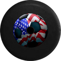 Futbol for Ball 2018 Tire RV Backup Camera American Inch Jeep JL Spare Cover 2019 Flag Wrangler Soccer 32