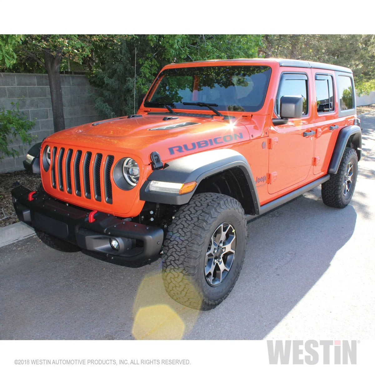 (JL) SPORT, Wind 2018-2019 Fits Wrangler WRANGLER UNLIMITED Deflector 2021 72-51499 JEEP SAHARA WRANGLER 18-23 UNLIMITED JEEP Westin In-Channel Fits select: