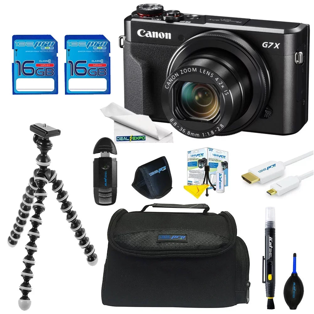 Expo Basic X Digital G7 Canon Mark Camera II + PowerShot Kit