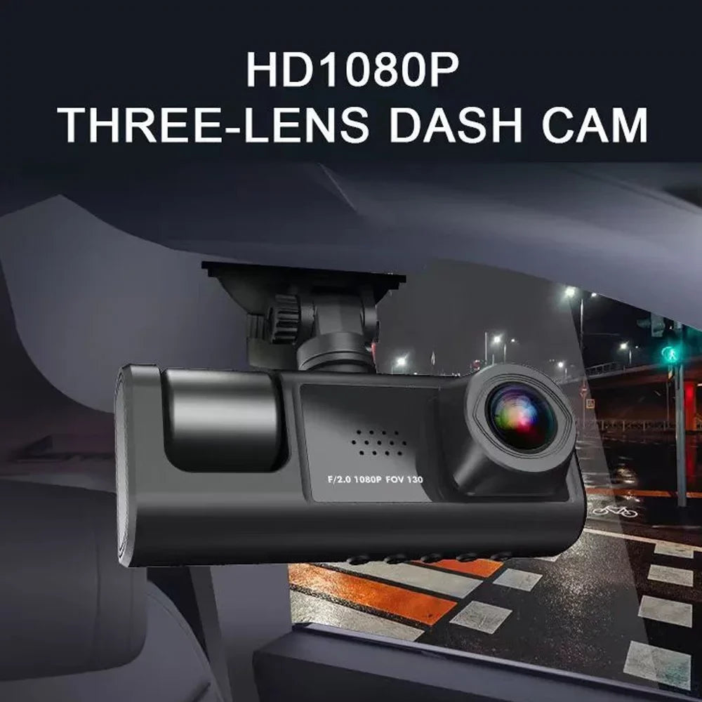 ammoon 3 Clear Dash for Safety Cam Camera WiFi, Video Auto Car Driving Recorder with