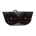 RGB XQAP BLUAVE Pod Marine 6.5" LED XQAP-B Speaker 4x Loaded - Coaxial Quad Black, With