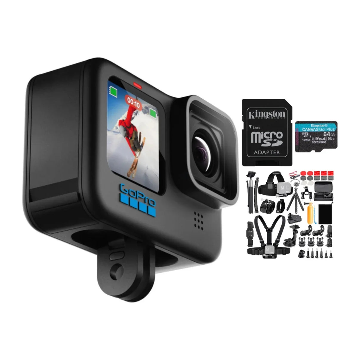 GoPro Black Bundle Action Camera HERO10